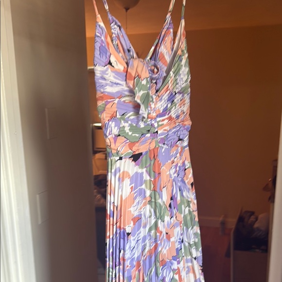 Astr Multicolor Floral Maxi Dress - Picture 1 of 4